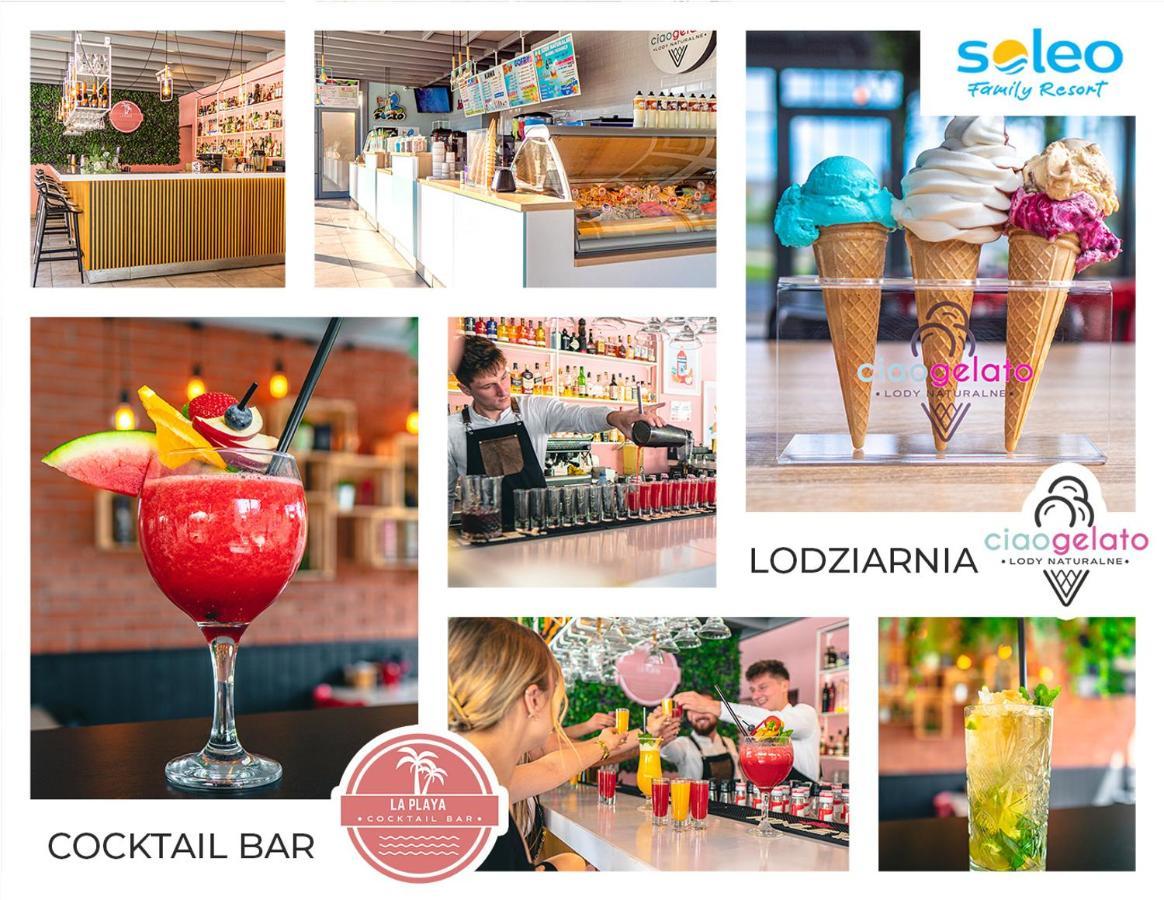 Soleo Family Resort - Domki 3 Min Od Morza - 3 Baseny, 4 Jacuzzi, Sauna, Animacje, Malpi Gaj, 3 Sale Zabaw, 4 Place Zabaw, 2 Restauracje Rewal Kültér fotó