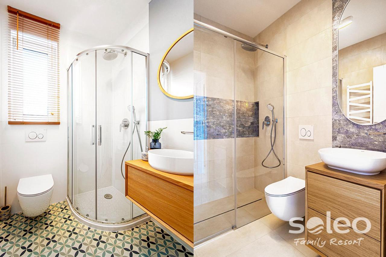 Soleo Family Resort - Domki 3 Min Od Morza - 3 Baseny, 4 Jacuzzi, Sauna, Animacje, Malpi Gaj, 3 Sale Zabaw, 4 Place Zabaw, 2 Restauracje Rewal Kültér fotó